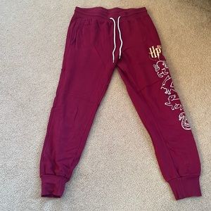 Maroon Harry Potter sweatpants